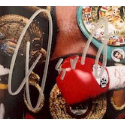 Oscar de la Hoya boxing Legend 5 x 7 photo signed with proof