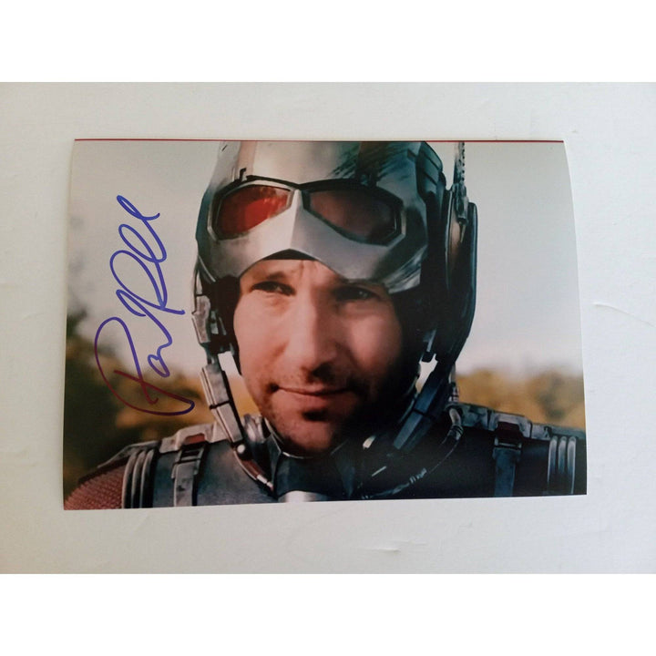 Paul Rudd Ant-Man 5 x 7 photo signed with proof