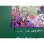 Load image into Gallery viewer, Pete Sampras Wimbledon Tennis program signed - Awesome Artifacts 
