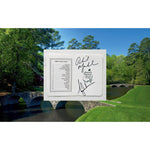 Load image into Gallery viewer, Phil Mickelson and Tiger Woods Masters scorecard signed with proof
