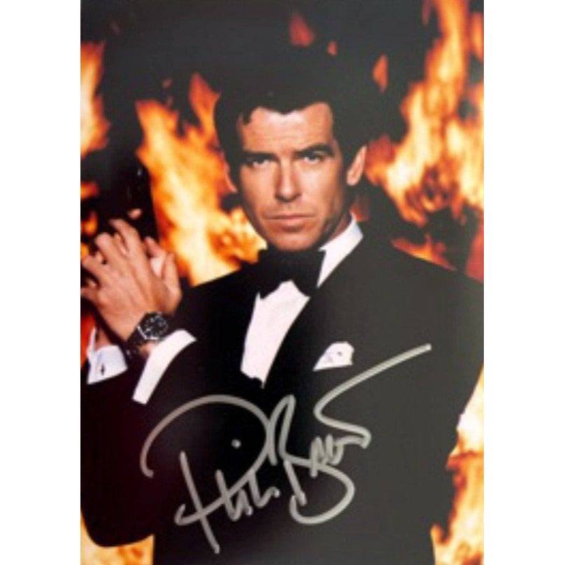 Pierce Brosnan James Bond 007 5 x 7 photo signed with proof