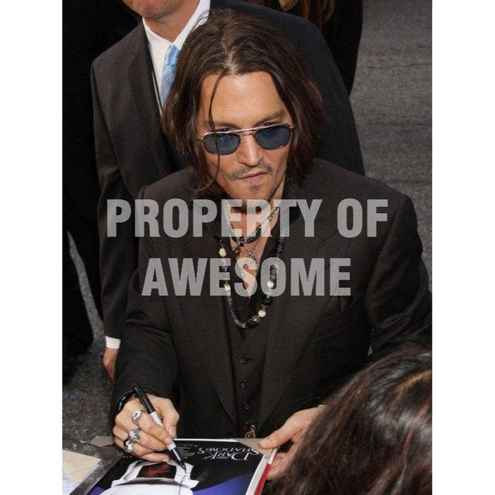 Pirates of the Caribbean Johnny Depp Keira Knightley 8 by 10 photo signed with proof