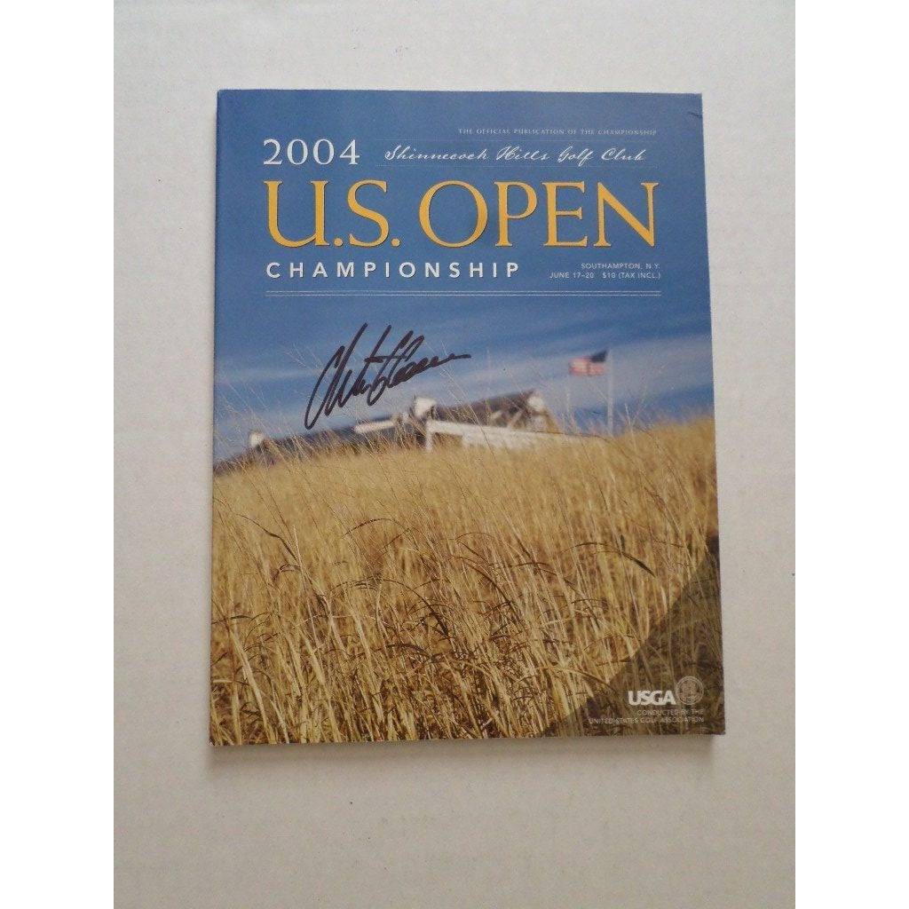 Retief Goosen 2004 US Open program signed - Awesome Artifacts 