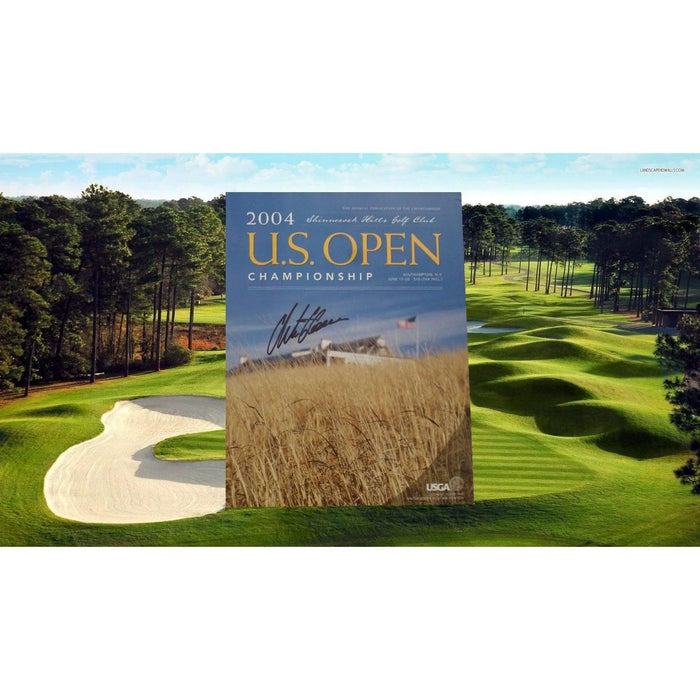 Retief Goosen 2004 US Open program signed