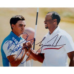 Load image into Gallery viewer, Rickie Fowler and Tiger Woods 8 x 10 photo signed with proof
