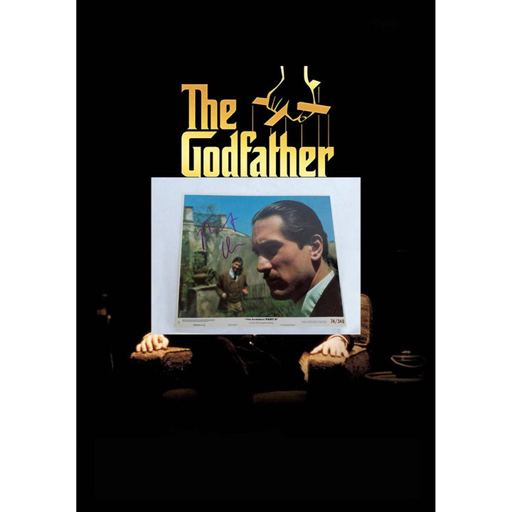 Robert De Niro II original lobby card 1972 the Godfather 8x10 signed with proof