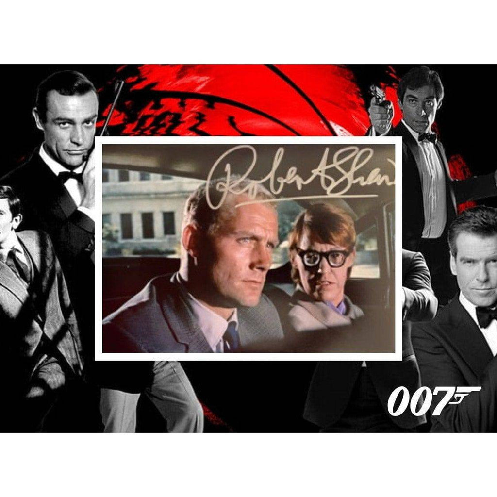 Robert Shaw Red Grant from Russia with Love James Bond 5 x 7 photo signed