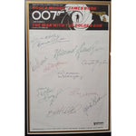 Load image into Gallery viewer, Roger Moore The Man with the Golden Gun Cast signed and framed with proof
