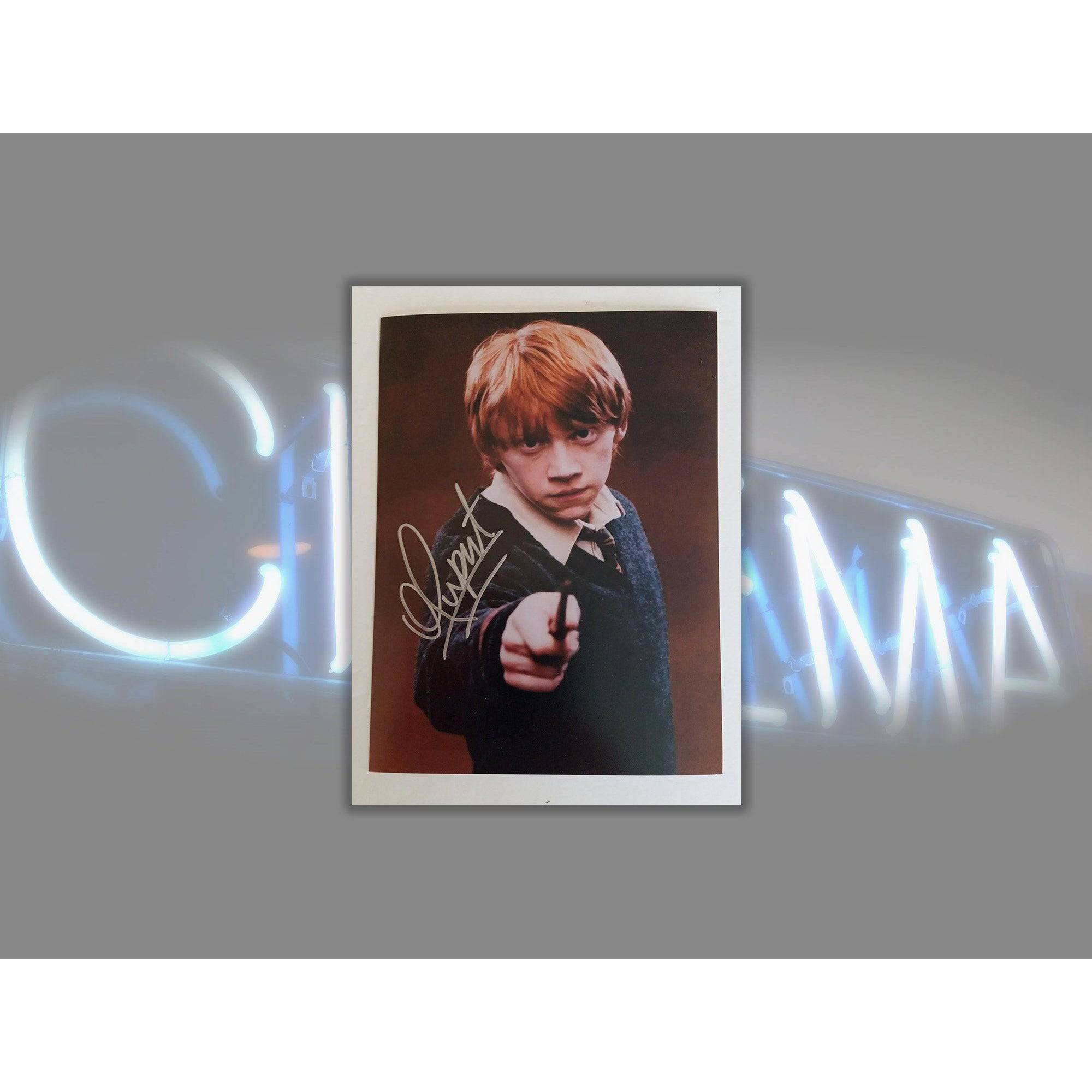 Rupert Grint Harry Potter 5 x 7 photo signed with proof