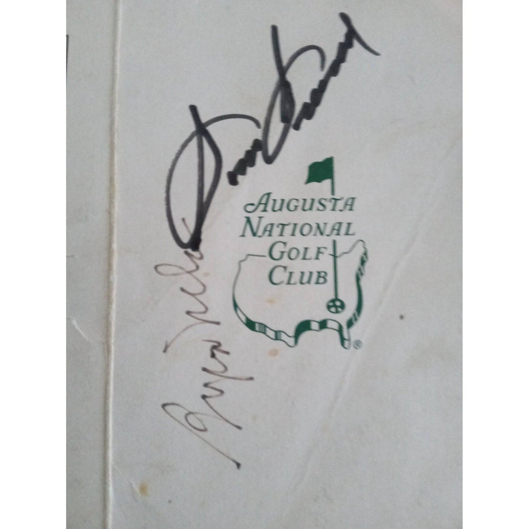 Sam Snead and Byron Nelson Masters golf scorecard signed with proof