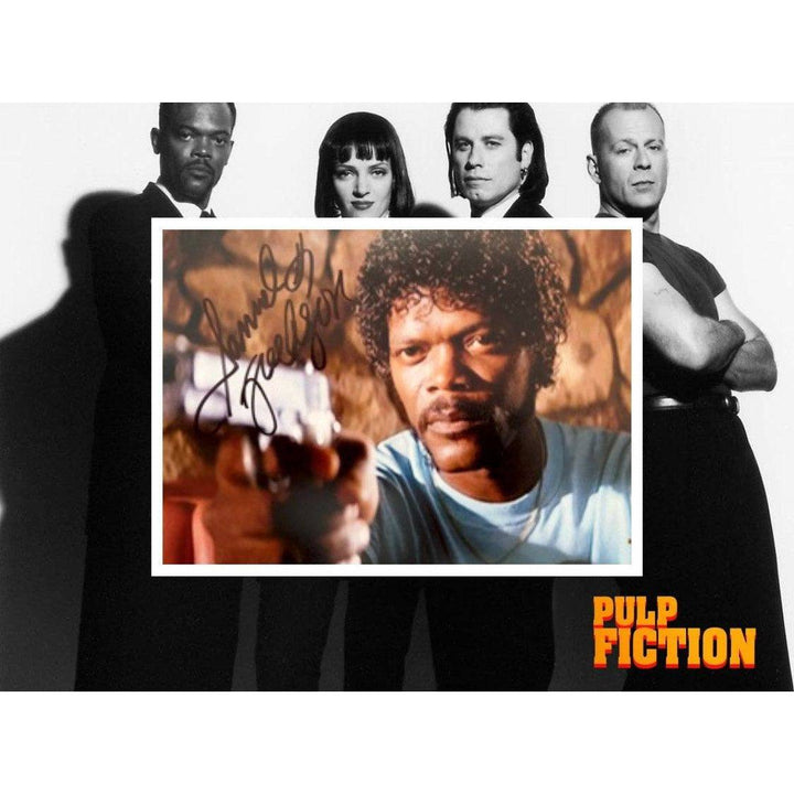 Samuel L Jackson Pulp Fiction 5 x 7 photo signed with proof