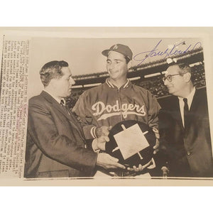 Sandy Koufax Dodgers signed 8 x 10 photo