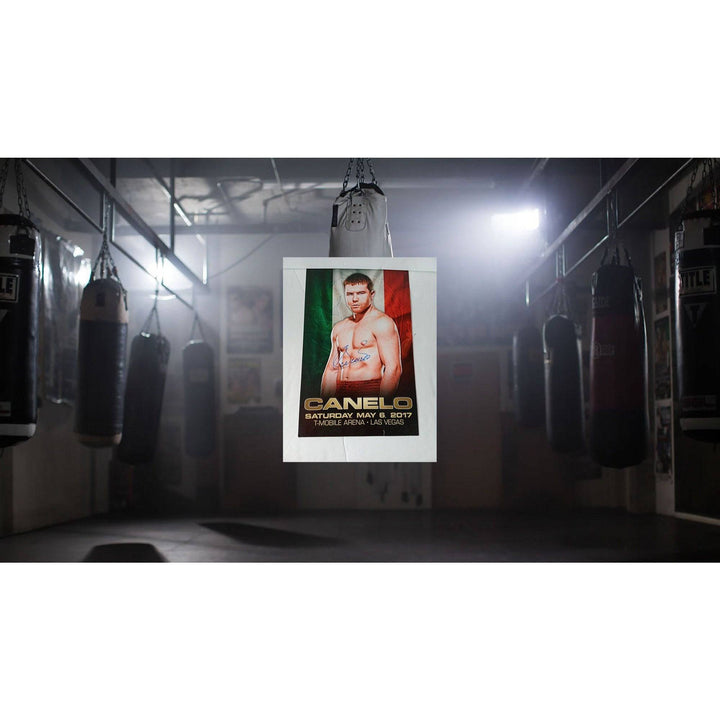 Saul Canelo Alvarez 11 x 17 signed with proof