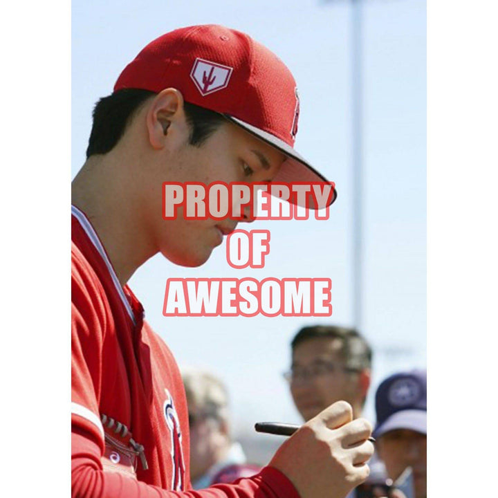 Shohei Ohtani Anaheim Angels authentic jersey signed with proof