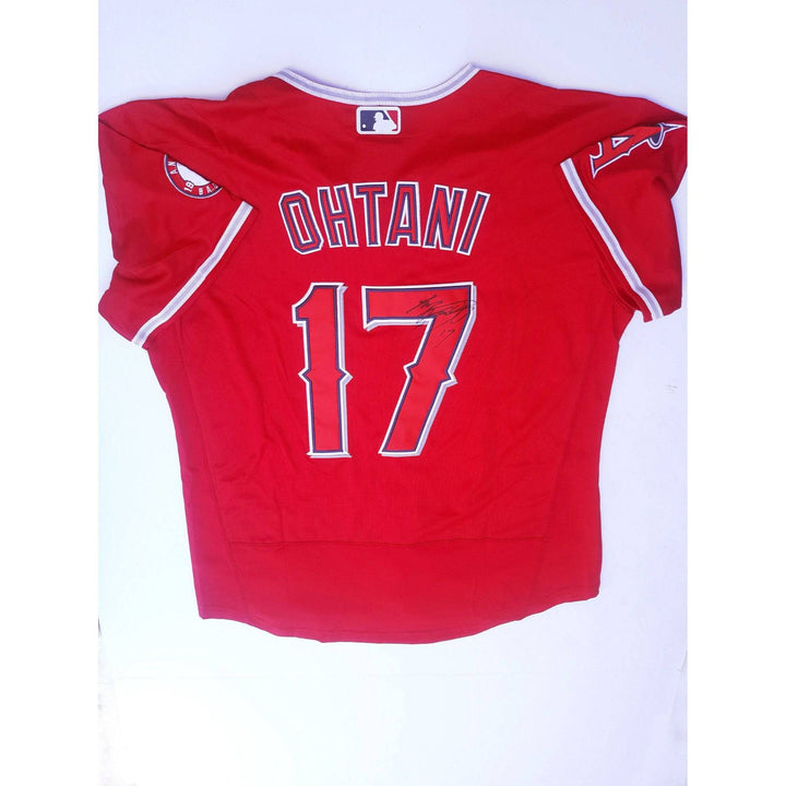 Shohei Ohtani Anaheim Angels authentic jersey signed with proof