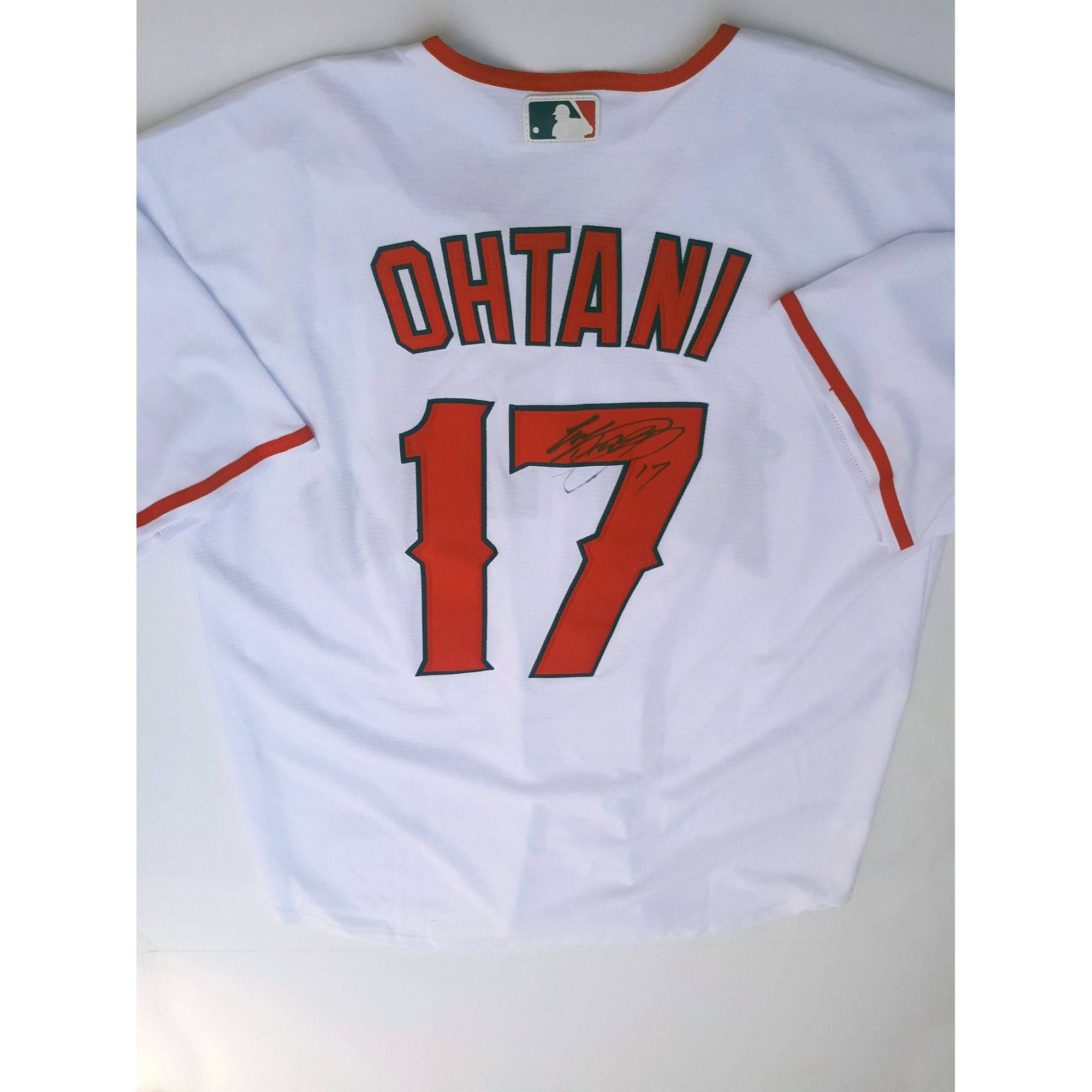 Shohei Ohtani Los Angeles Angels authentic jersey size XL signed with