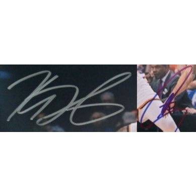 Stephen Curry and Kevin Durant 8 x 10 photo signed with proof