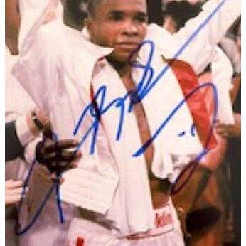 Sugar Ray Leonard boxing Legend 5 x 7 photo signed with proof