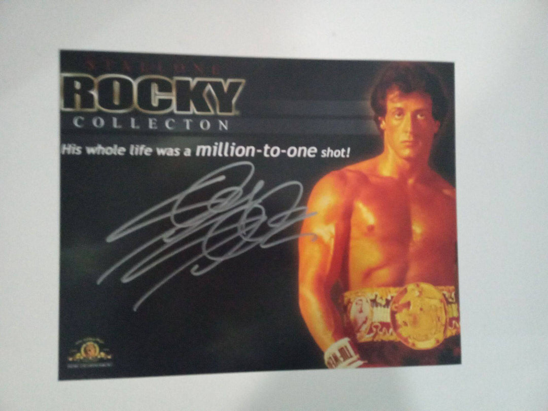 Sylvester Stallone Rocky Balboa signed 8x10 photo with proof