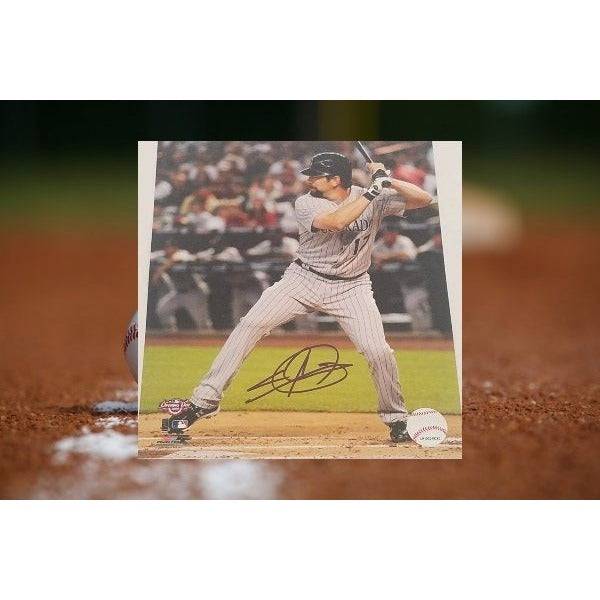 Todd Helton Colorado Rockies 8 x 10 signed photo