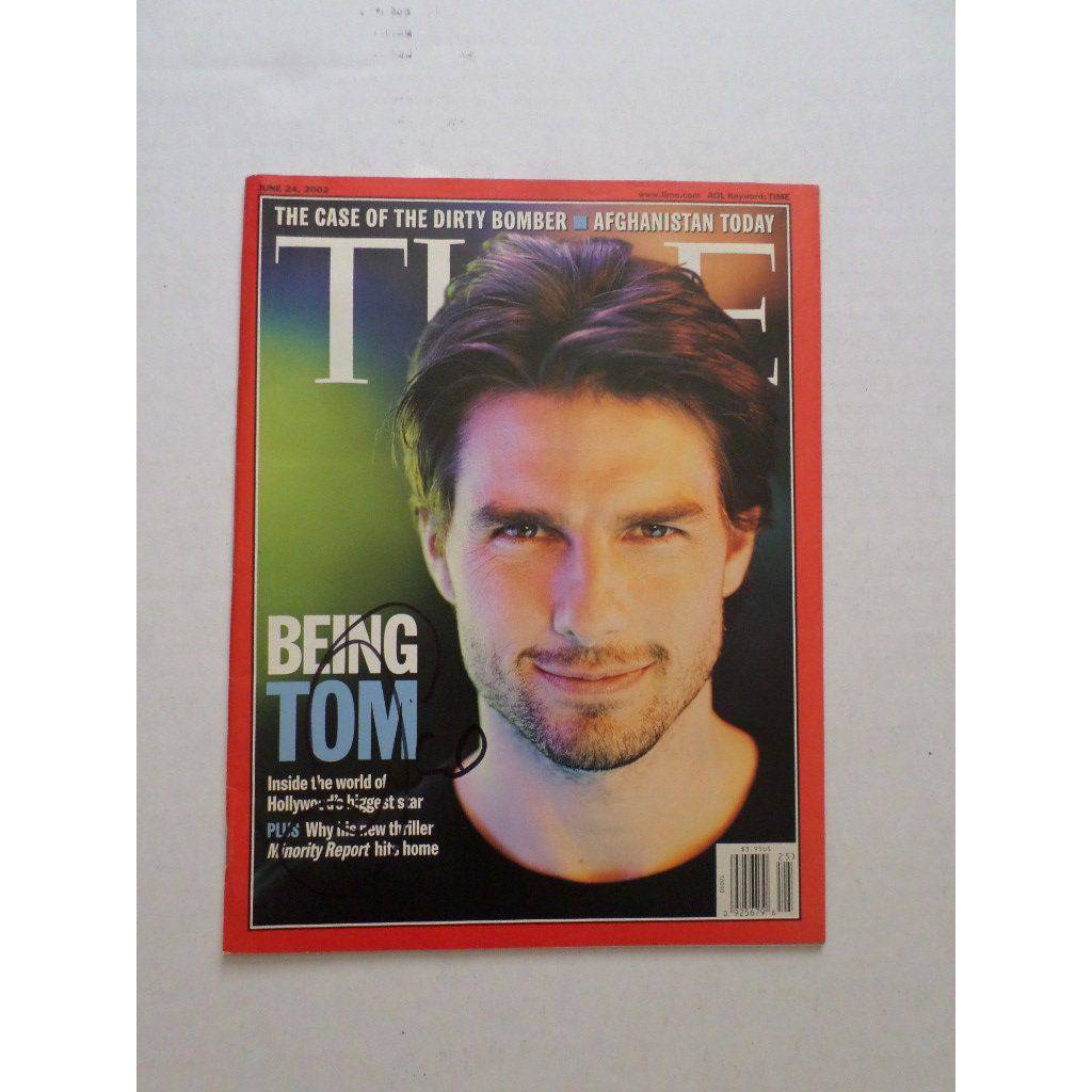 Tom Cruise Time Magazine signed - Awesome Artifacts 