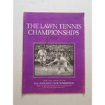 Load image into Gallery viewer, Tony Tolbert Signature 1955 Wimbledon program - Awesome Artifacts 
