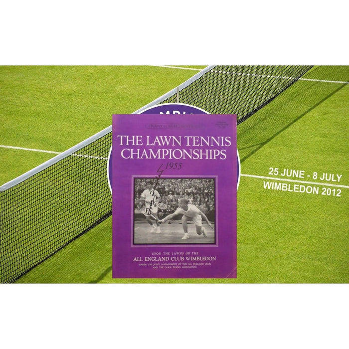 Tony Tolbert Signature 1955 Wimbledon program
