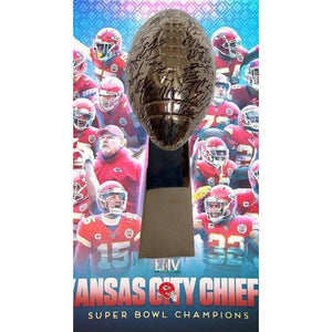 Travis Kelce  Kansas City Chiefs Signed Trophy