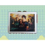 Load image into Gallery viewer, Twilight Robert Pattinson,  Kristen Stewart, Taylor Lautner, Ashley Greene, Kellan Lutz, Nikki Reed 8 by 10 signed photo with proof
