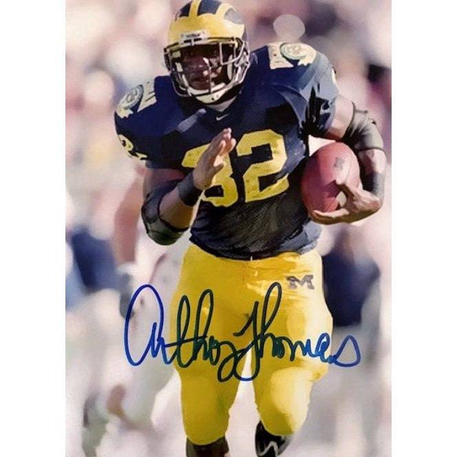 University of Michigan Anthony Davis 5 x 7 photo signed