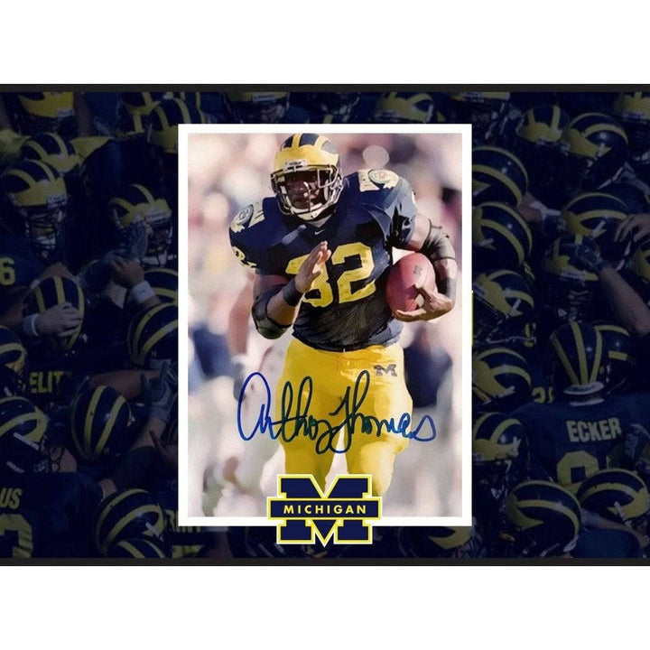 University of Michigan Anthony Davis 5 x 7 photo signed