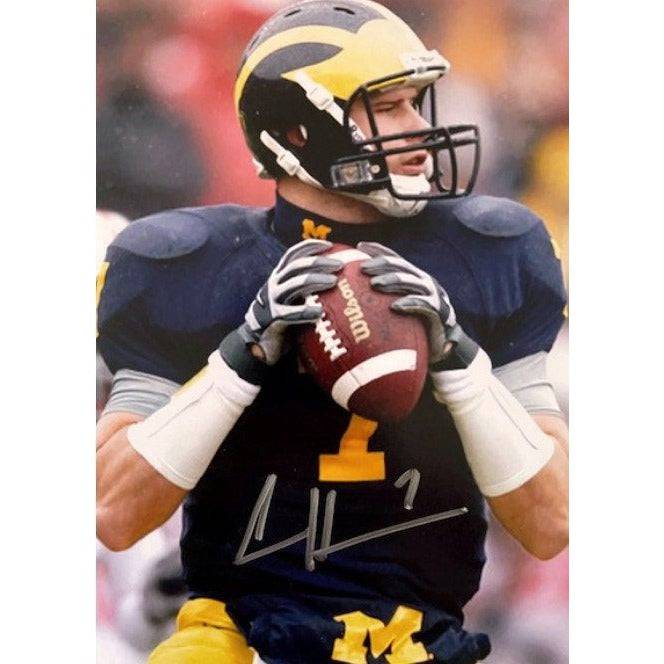 University of Michigan Chad Henne 5 x 7 photo signed