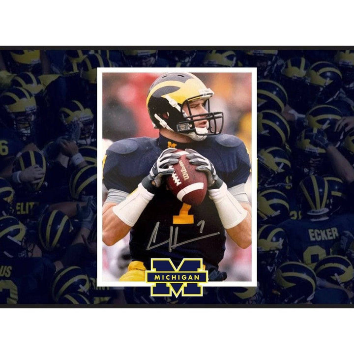 University of Michigan Chad Henne 5 x 7 photo signed