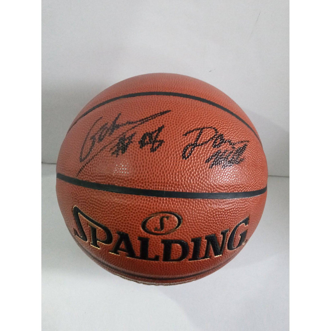 Utah Jazz Rudy Gobert and Donovan Mitchell signed basketball with proof