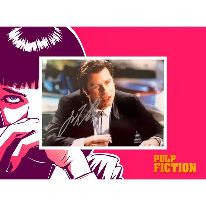 Vincent Vega Pulp Fiction John Travolta 5 x 7 photo signed with proof