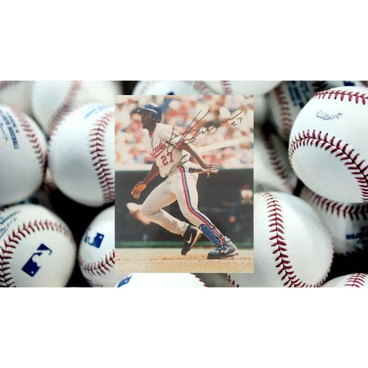 Vladimir Guerrero Montreal Expos signed 8 x 10 photo