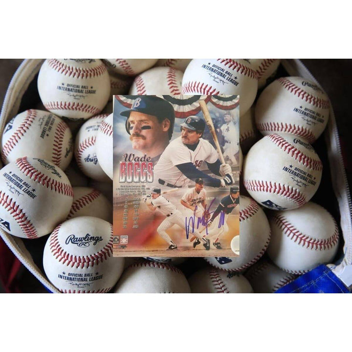 Wade Boggs Boston Red Sox 8 x 10 signed photo