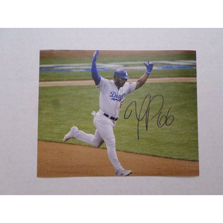 Yasiel Puig Los Angeles Dodgers 8 by 10 signed photo - Awesome Artifacts 