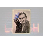 Load image into Gallery viewer, Bob Hope 5 x 7 photo signed with proof - Awesome Artifacts 
