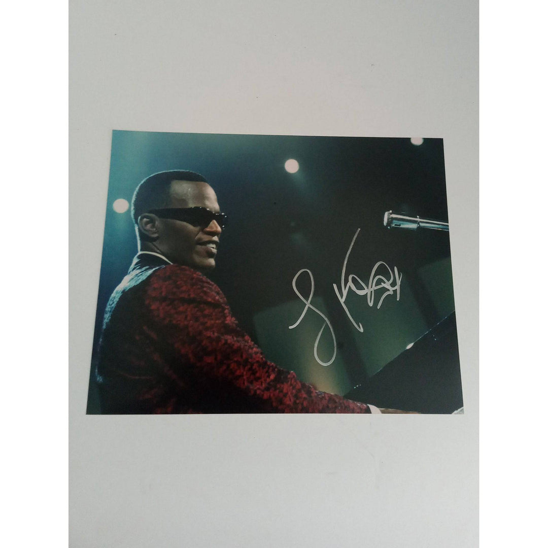 Jamie Foxx Ray 8 x 10 signed photo with proof