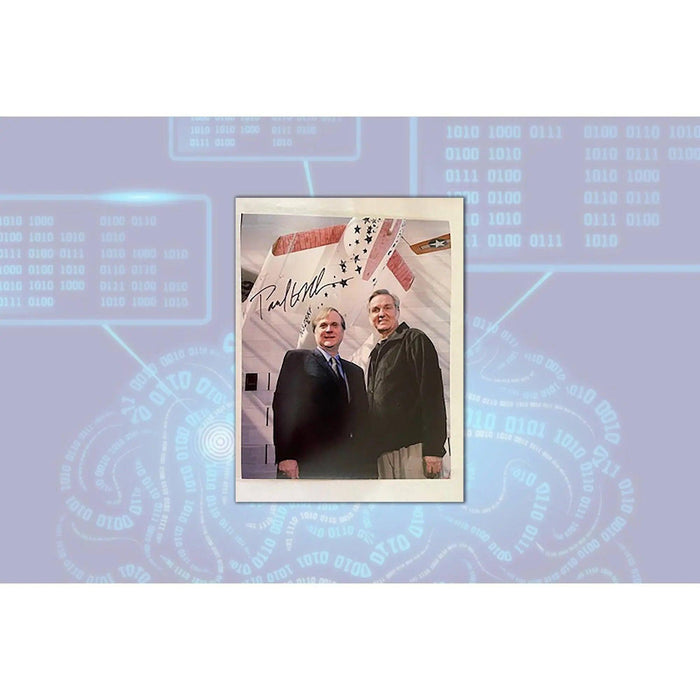 Paul Allen Microsoft 8 x 10 signed photo with proof