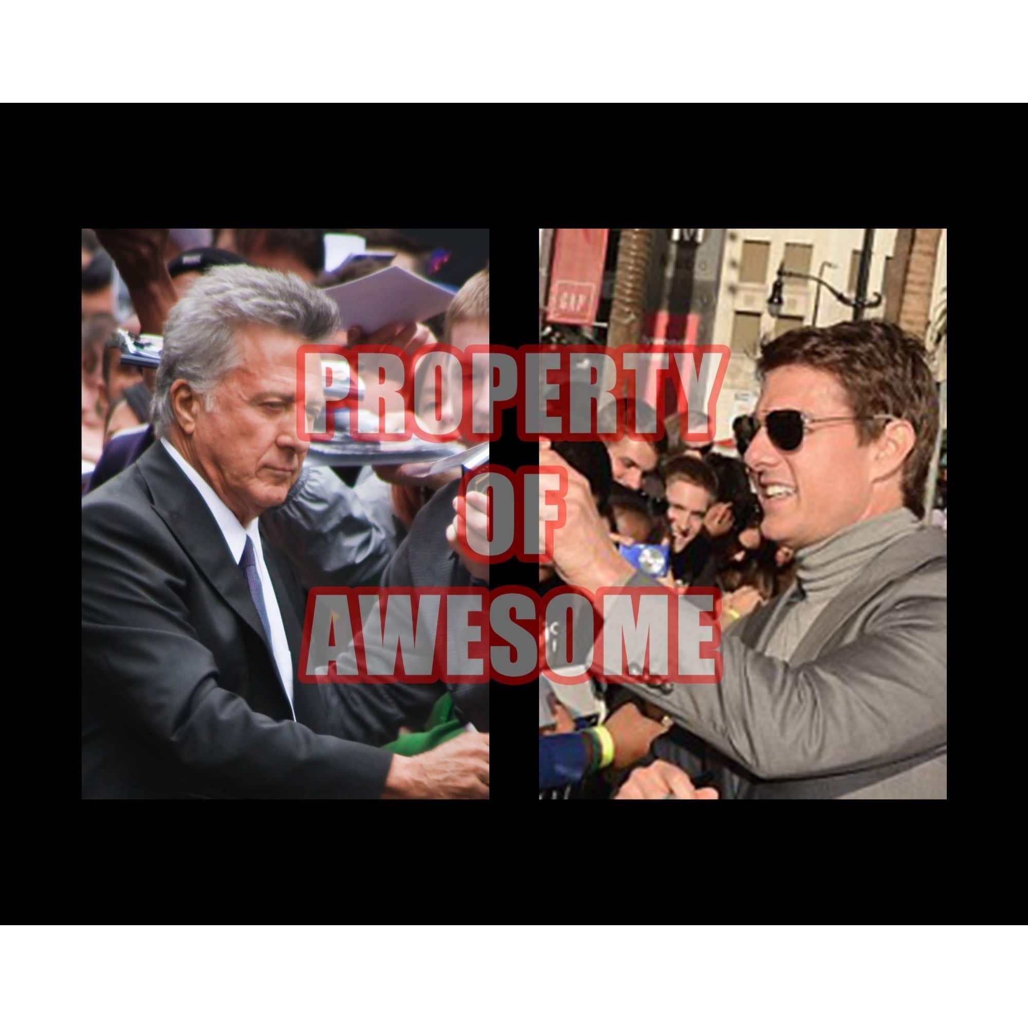 Rain Man Dustin Hoffman and Tom Cruise 8 x 10 signed photo with proof