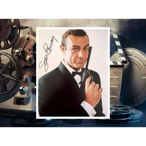 Sean Connery James Bond 007 8 by 10 signed photo with proof