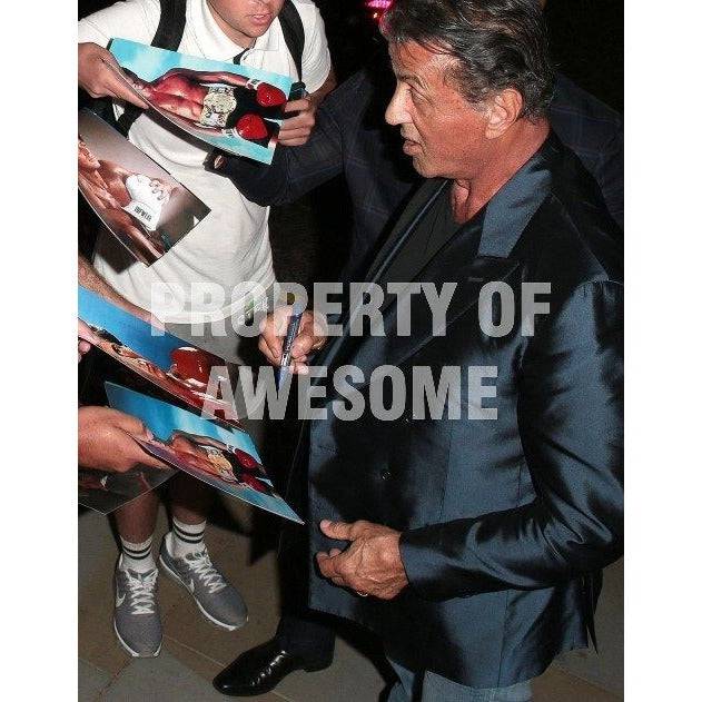 Sylvester Stallone Rocky Balboa 5 by 7 photo signed