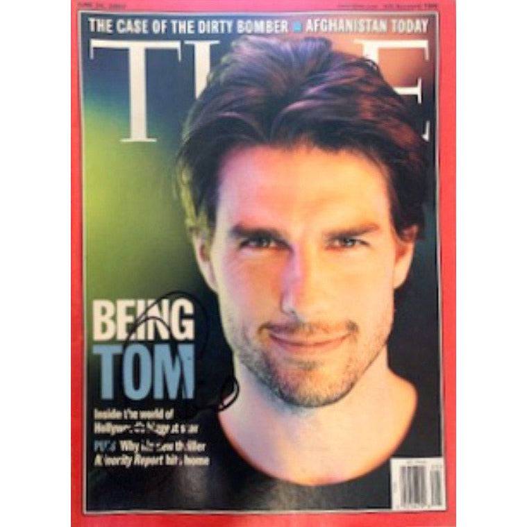 Tom Cruise complete Time Magazine signed with proof