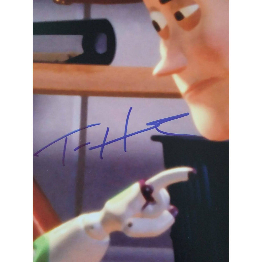 Toy Story, Tom Hanks, Tim Allen signed with proof 11 by 14 - Awesome Artifacts 