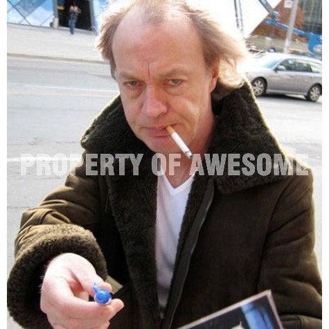 Angus Young and Saul Hudson Slash of Guns and Roses 8 x 10 signed photo with proof