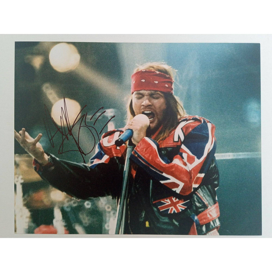 Axl Rose Guns N Roses 8 x 10 signed photo with proof