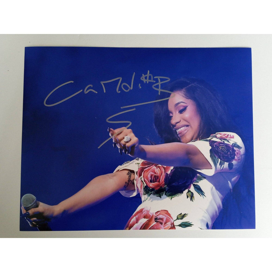 Belcalis Almanzar Cardi B signed 8 by 10 photo with proof