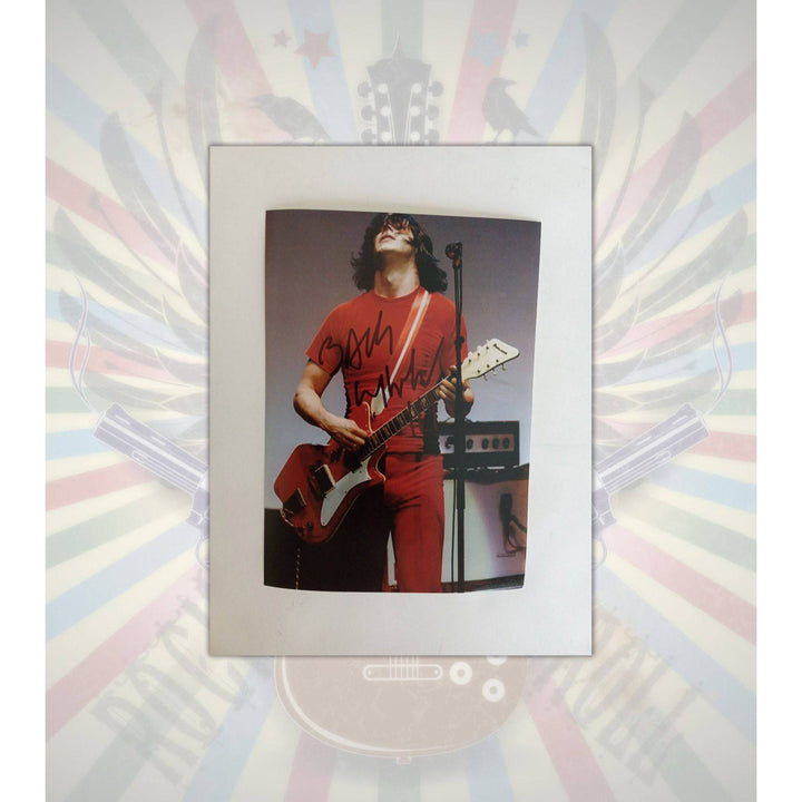 Jack White of the White Stripes 5 x 7 photo signed with proof